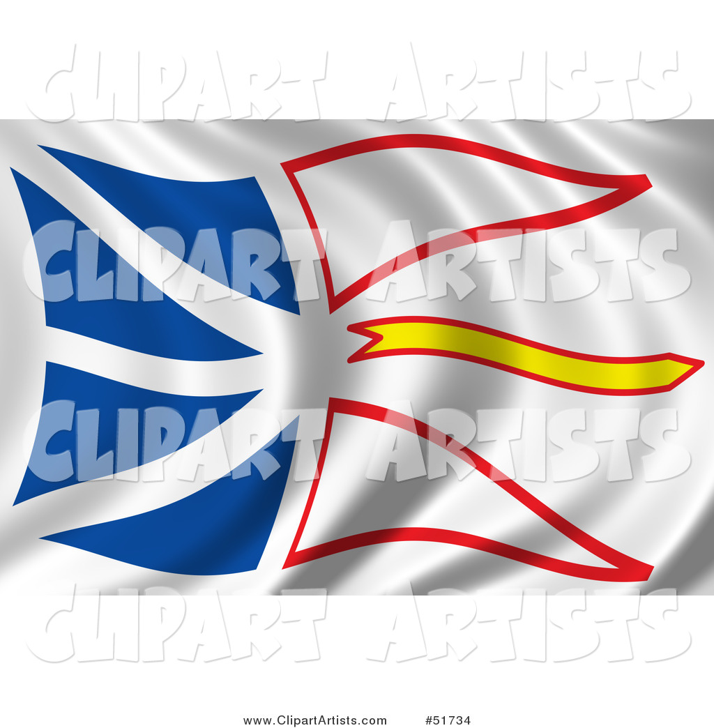 Wavy Newfoundland Flag