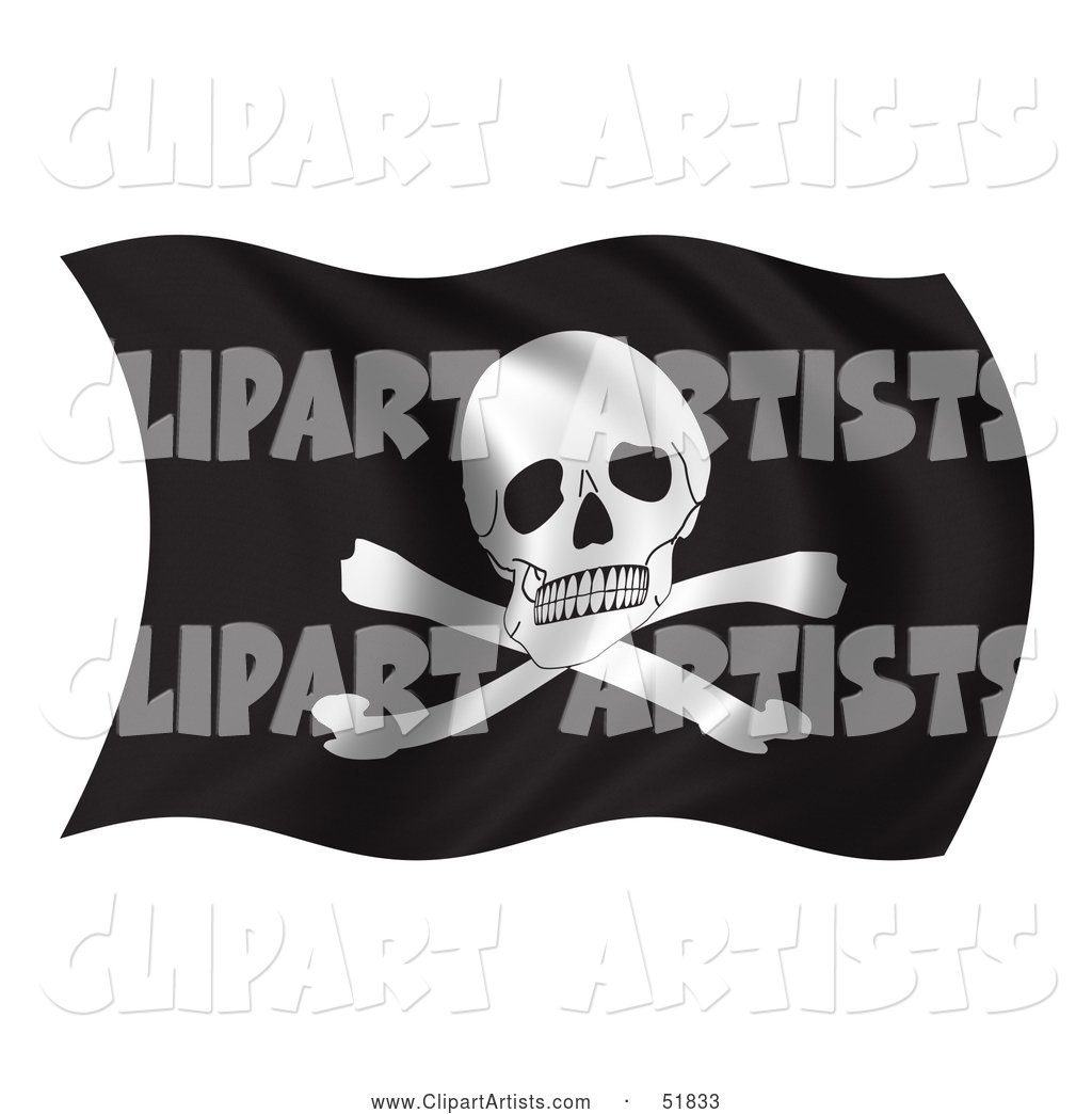 Wavy Pirate Flag