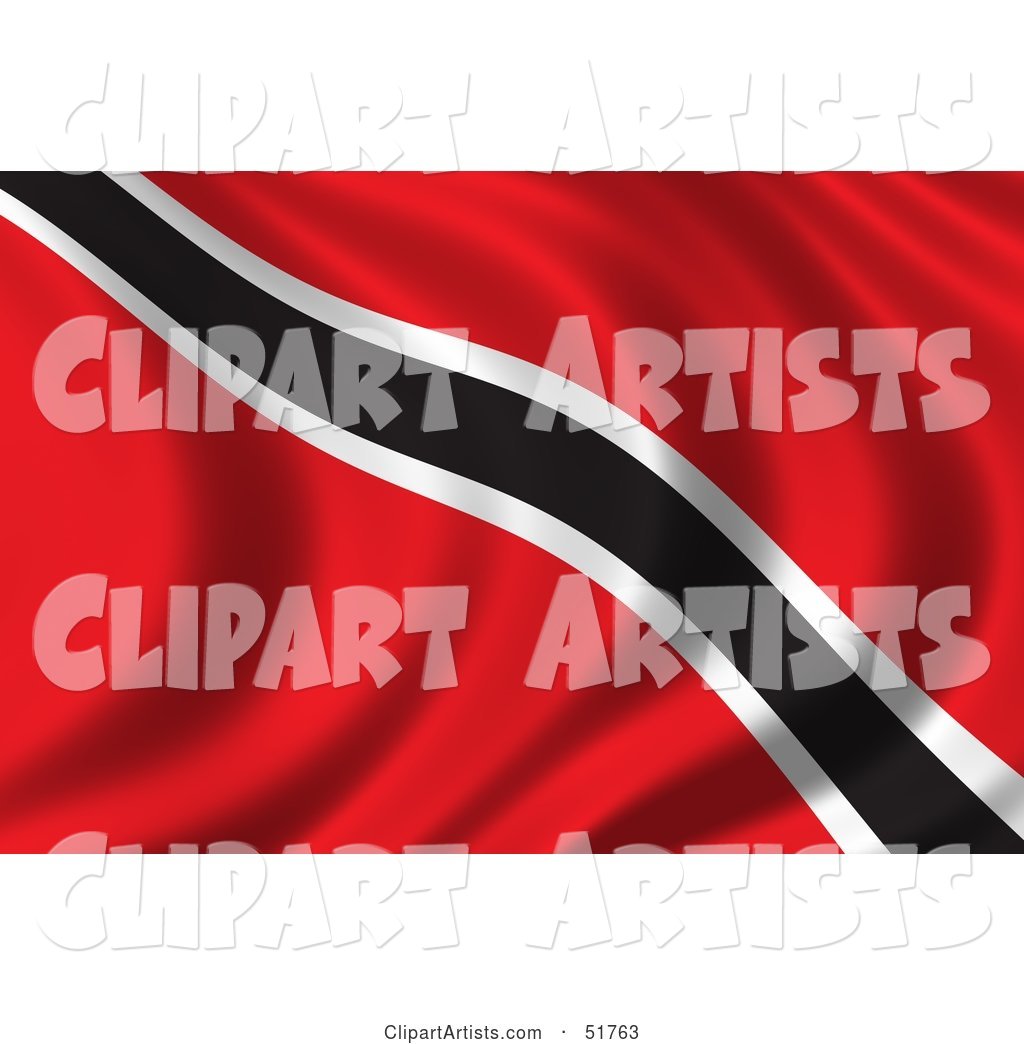 Wavy Trinidad Flag