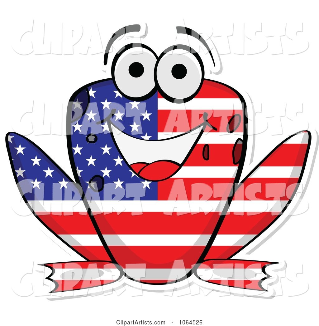 American Flag Frog