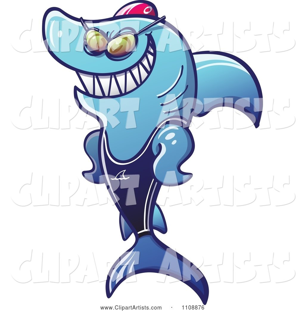 Athletic Swimmer Shark
