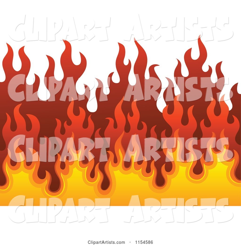 Background of Flames