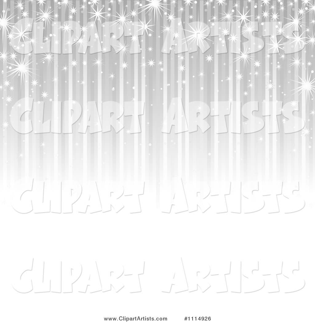 Background of Sparkles and Silver Streaks