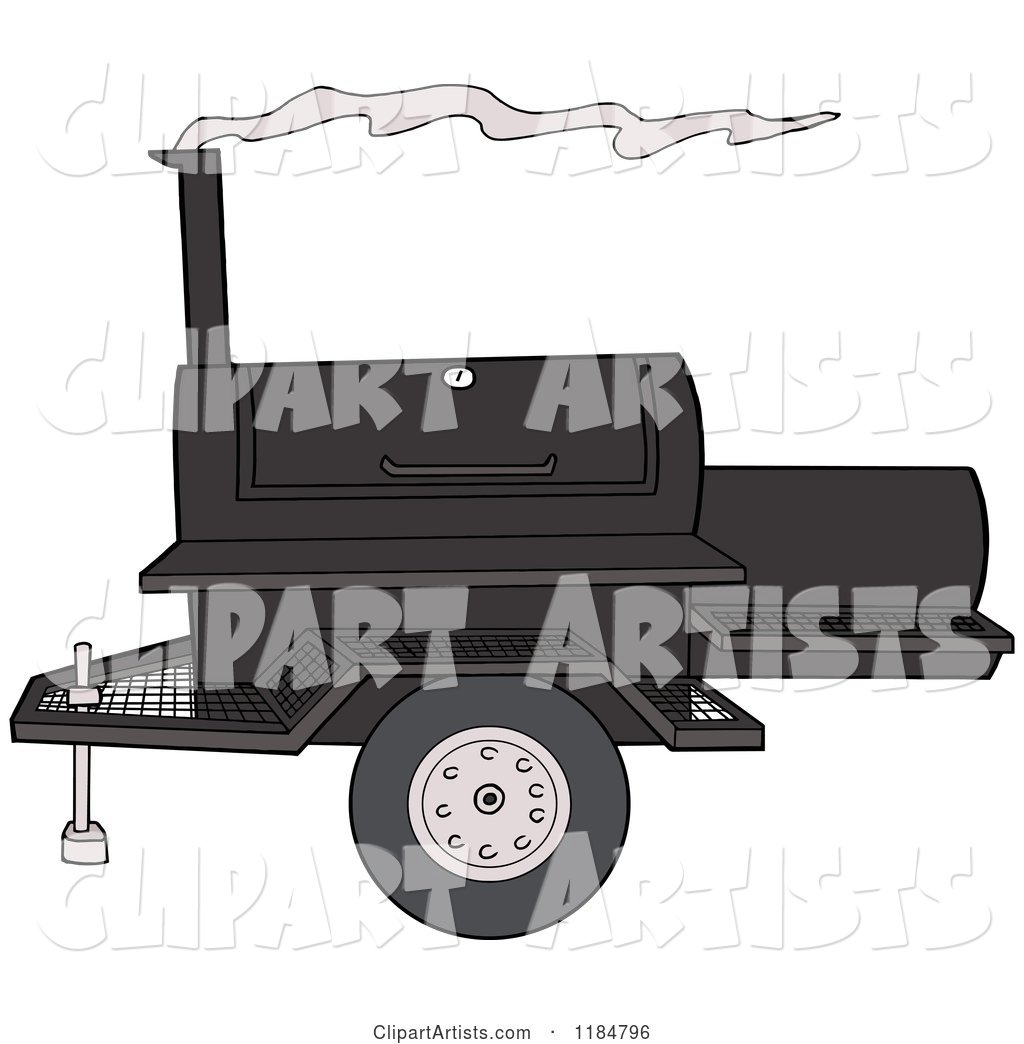 Bbq Grill with Smoke