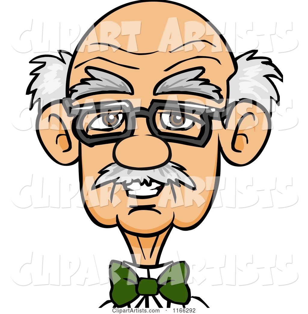 Bespectacled Old Man Avatar