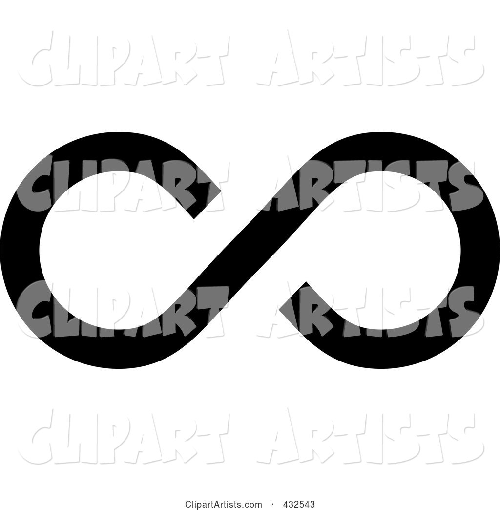 Black Infinity Symbol - 2
