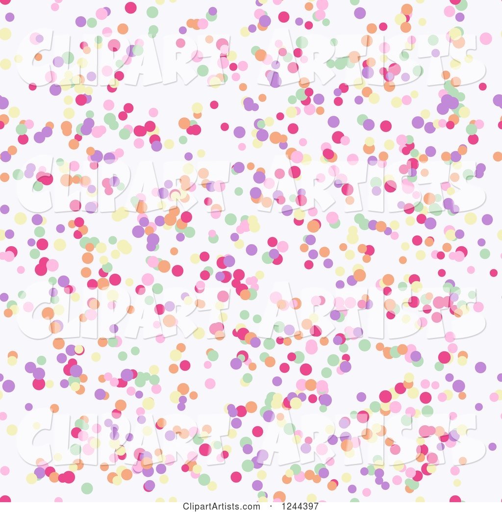Colorful Confetti Dot Background