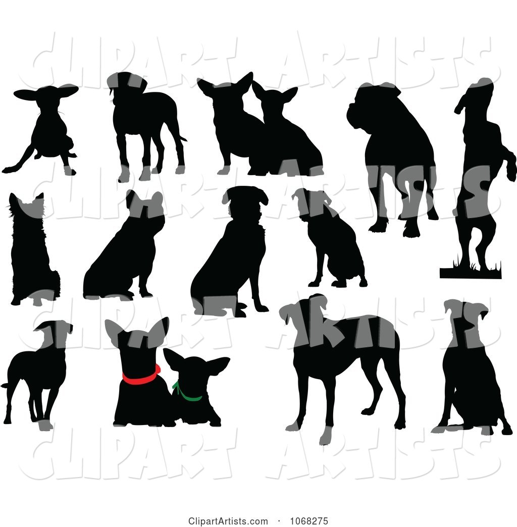 Dog Silhouettes 1