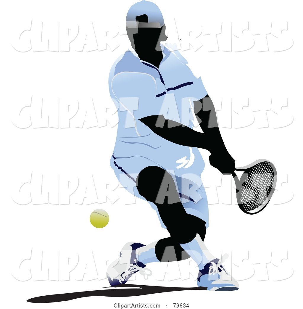 Faceless Male Tennis Player - Version 2