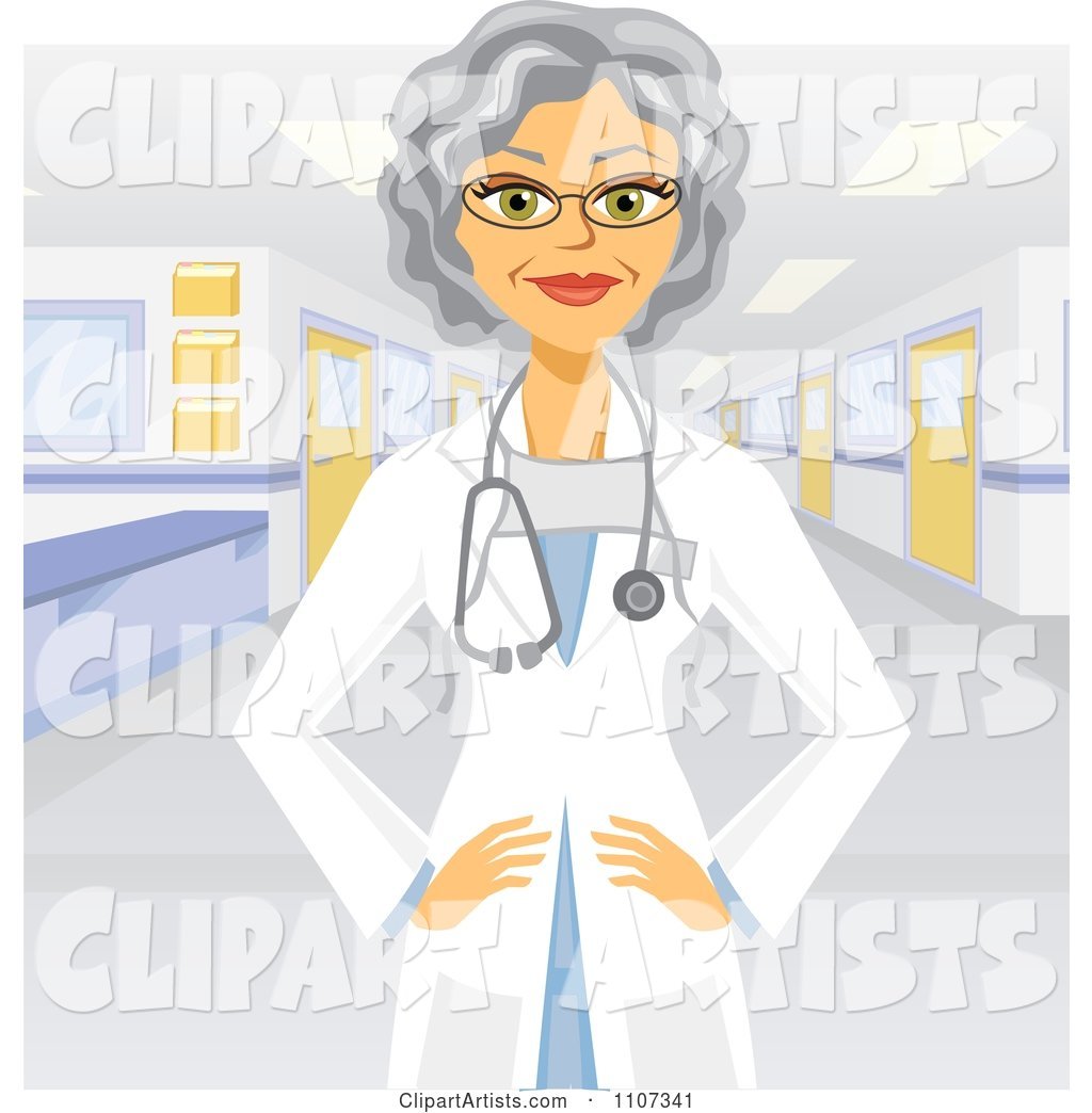 Female Senior Doctor in a Hospital