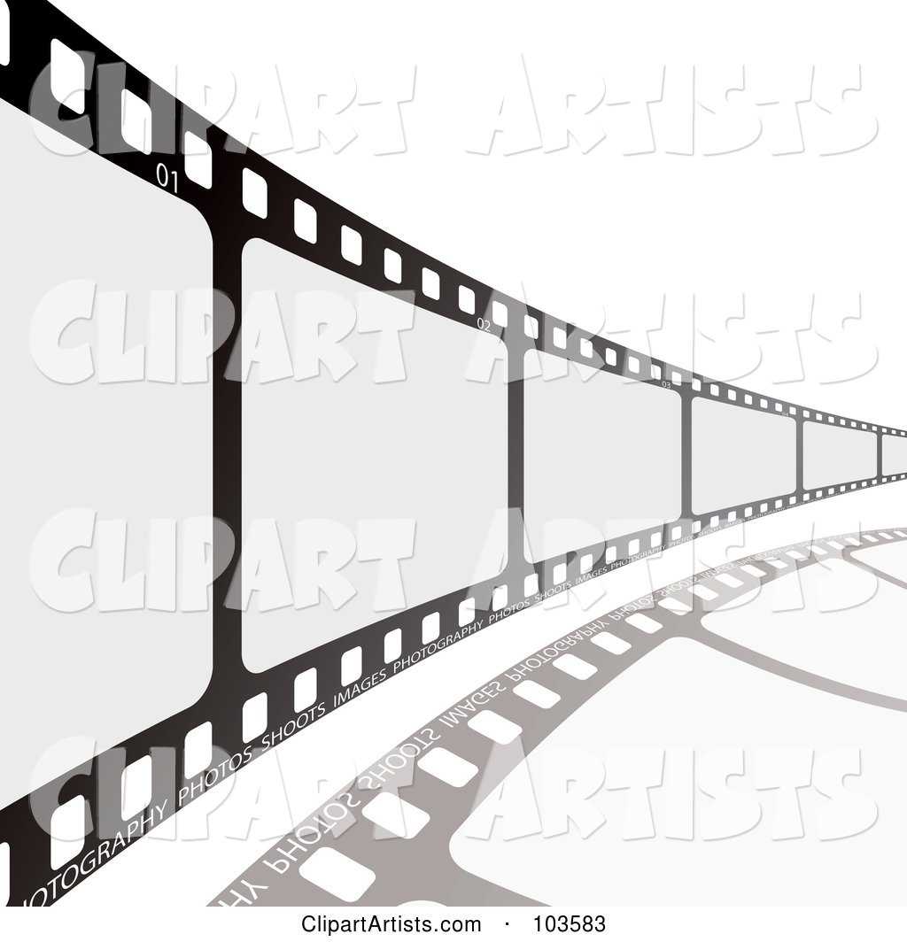 Film Strip Leading to the Right