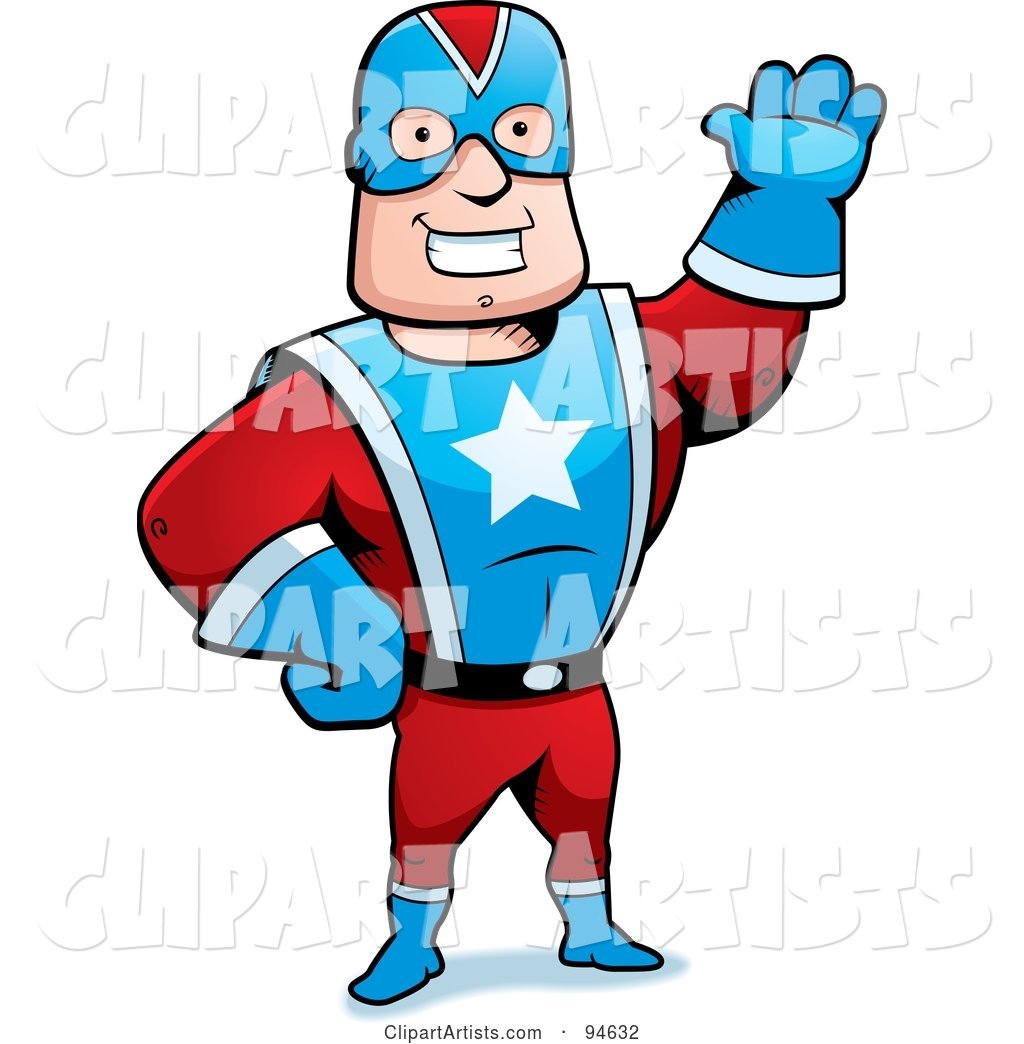 Friendly Super Hero Captin