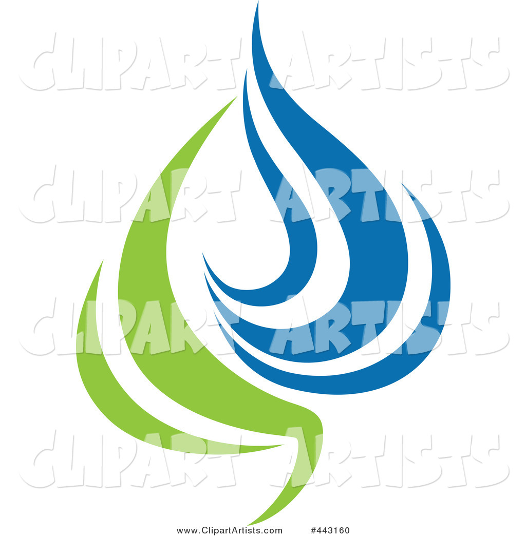 Green and Blue Ecology Logo Icon - 15