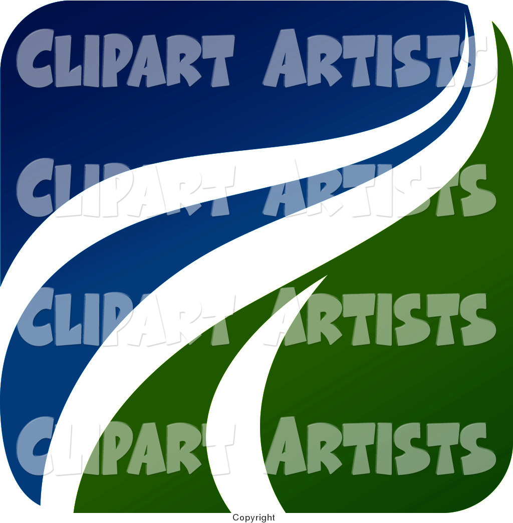 Green, Blue and White Botanical Logo Icon - 8