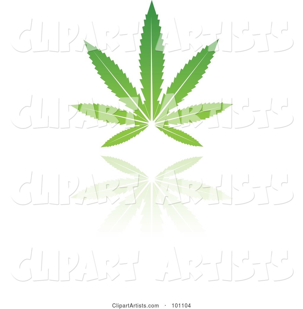 Green Leaf Logo Icon - 5