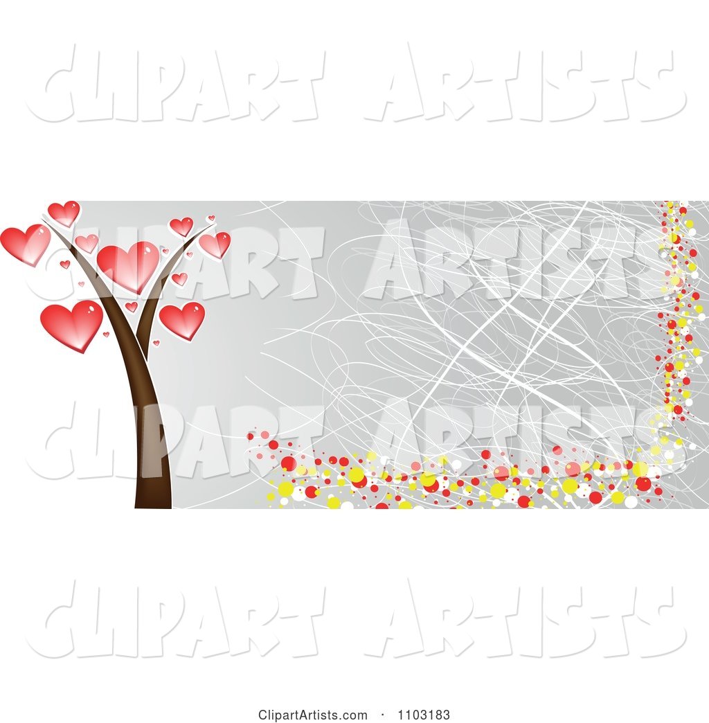 Grungy Heart Tree Website Banner