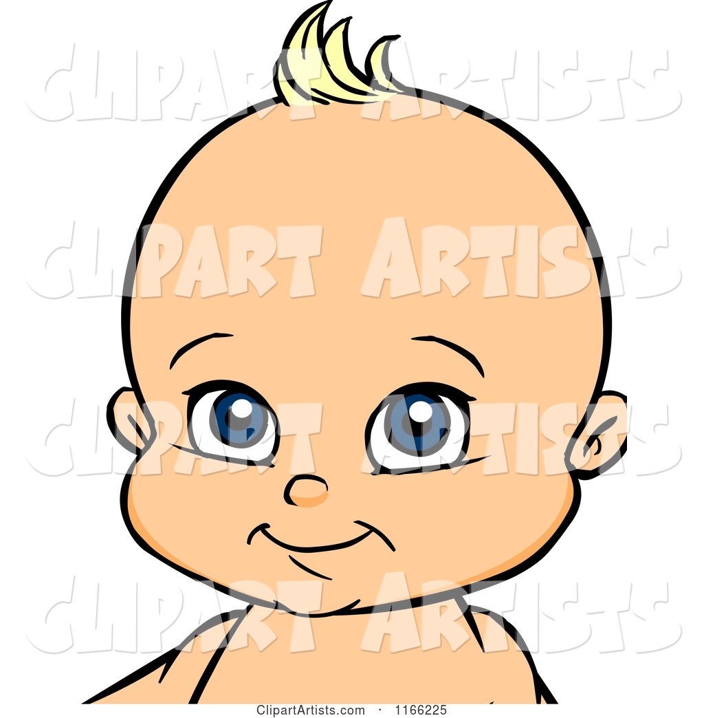 Happy Blond Baby Avatar