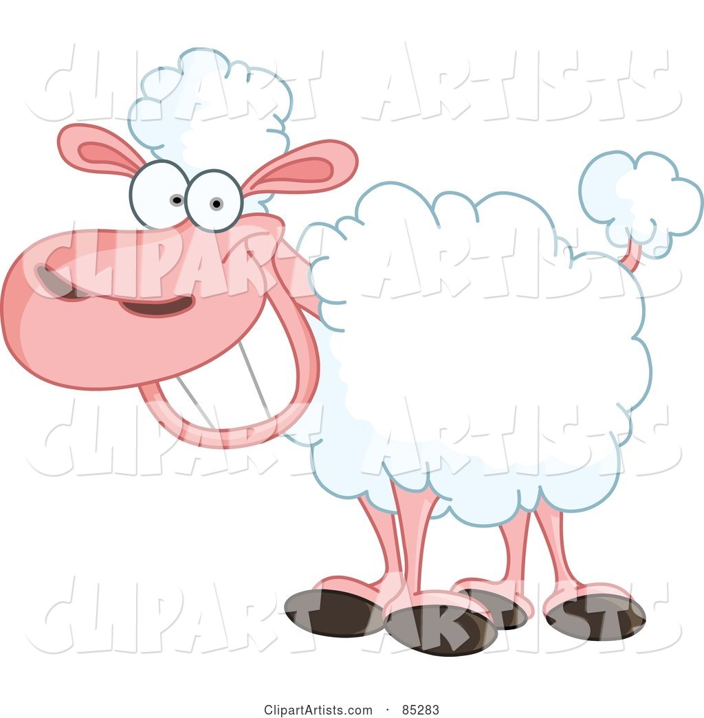 Happy Grinning Sheep