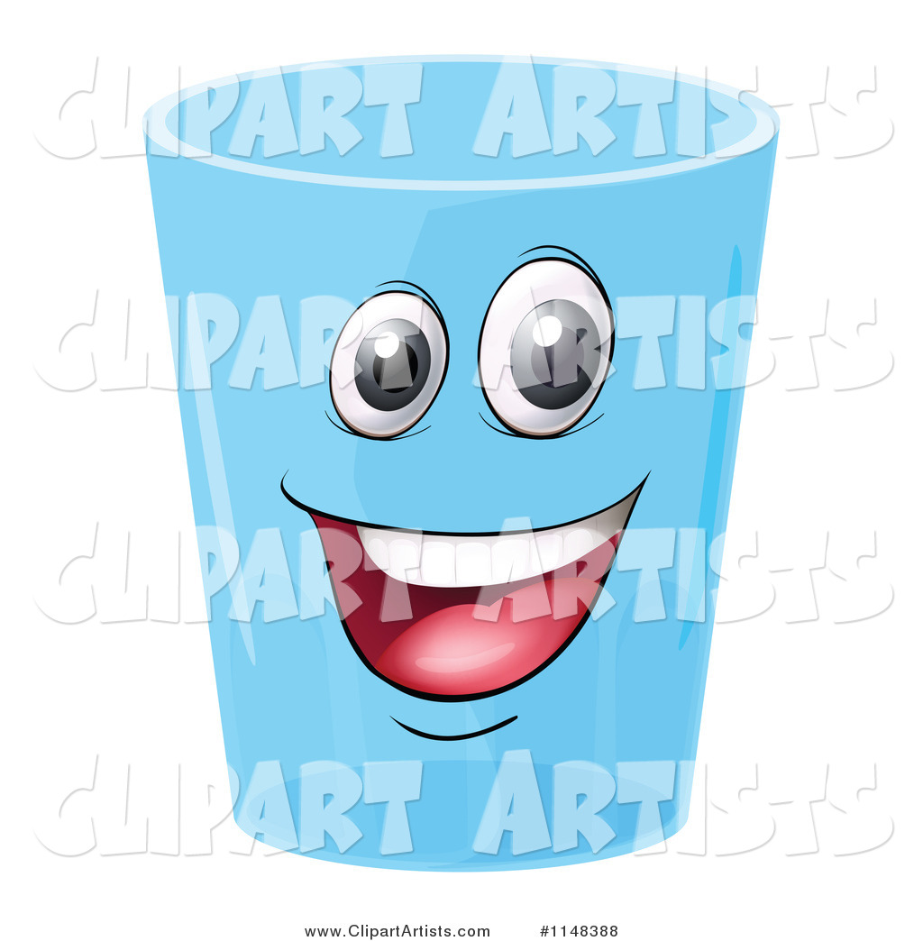 Happy Water Cup Mascot