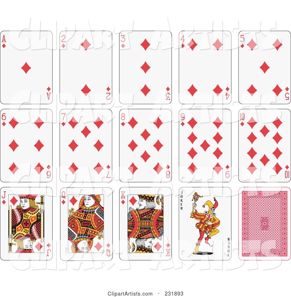 House of Diamond Playing Cards