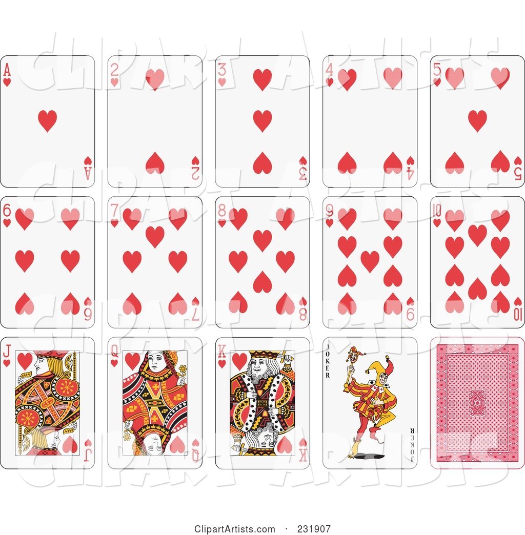 House of Heart Playing Cards
