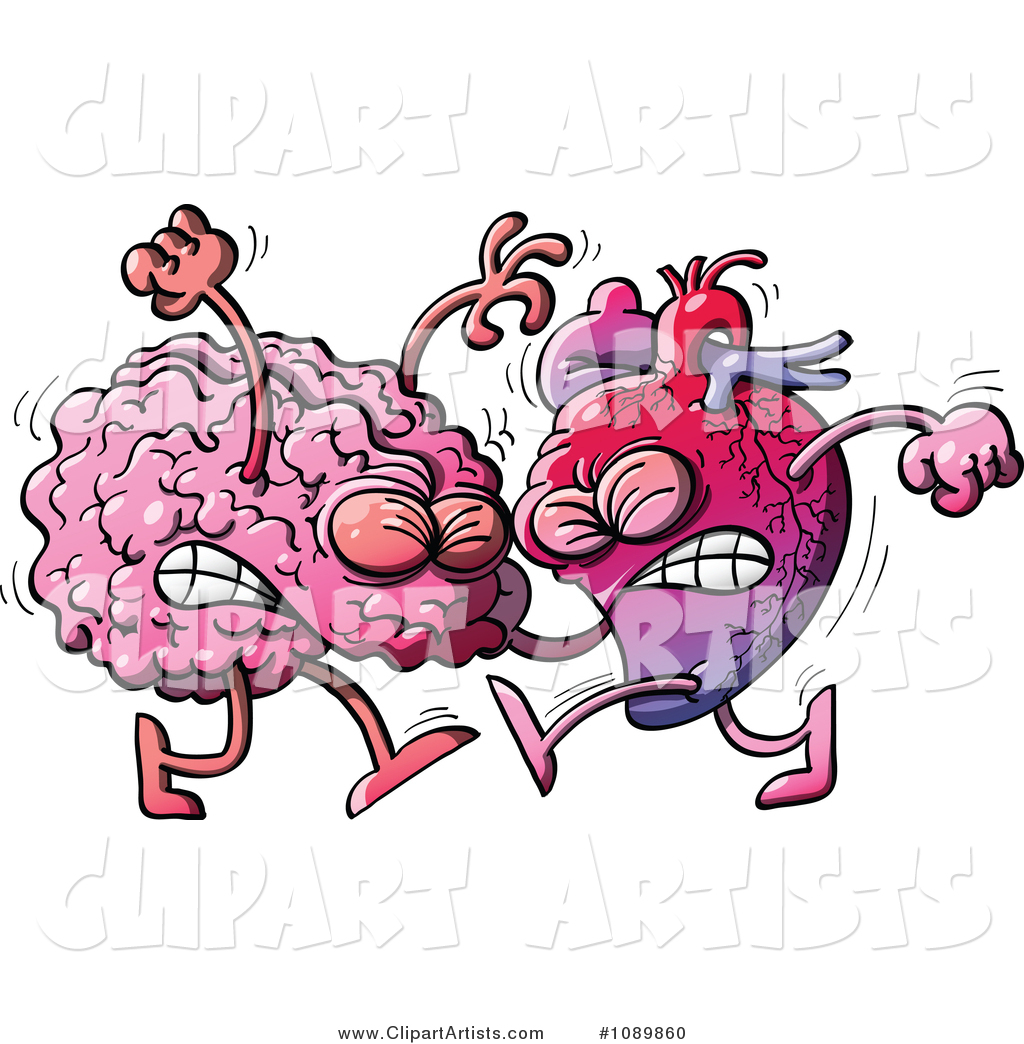 Human Heart Fighting with a Brain