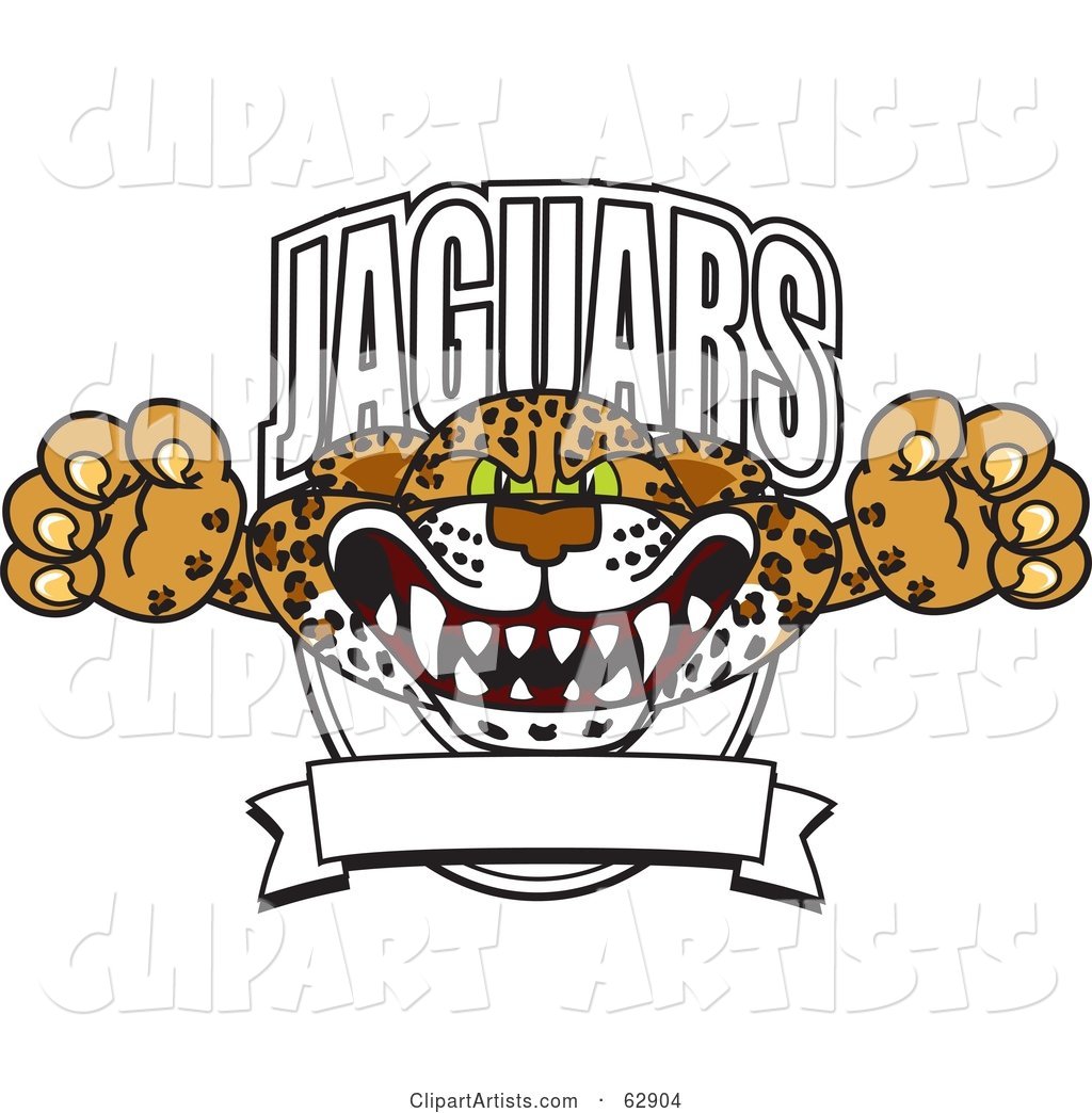 Jaguars Character School Mascot Logo
