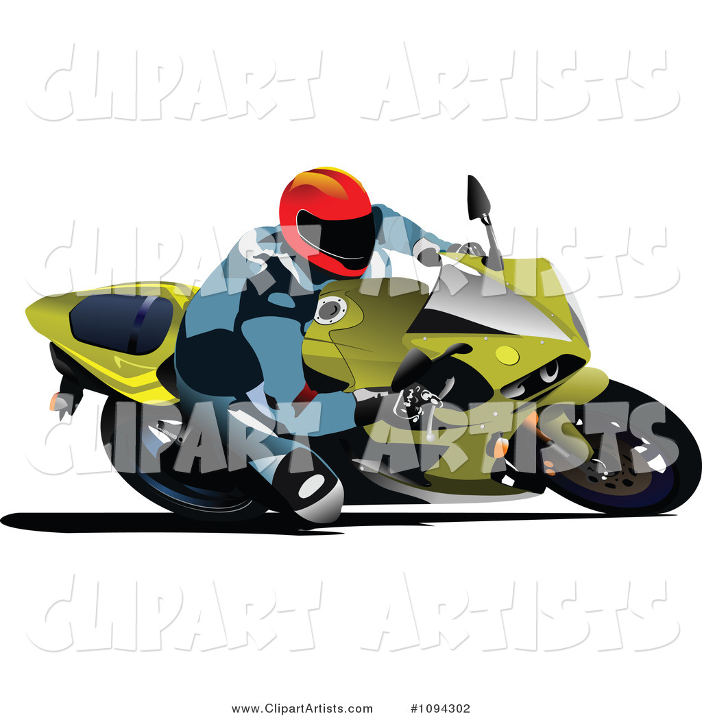 Person Riding a Motorcycle 6