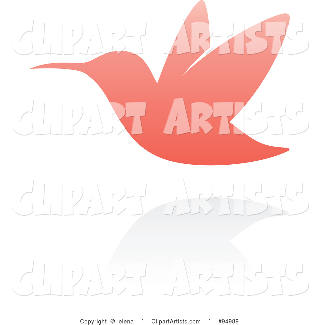 Pink Hummingbird Logo Design or App Icon - 2