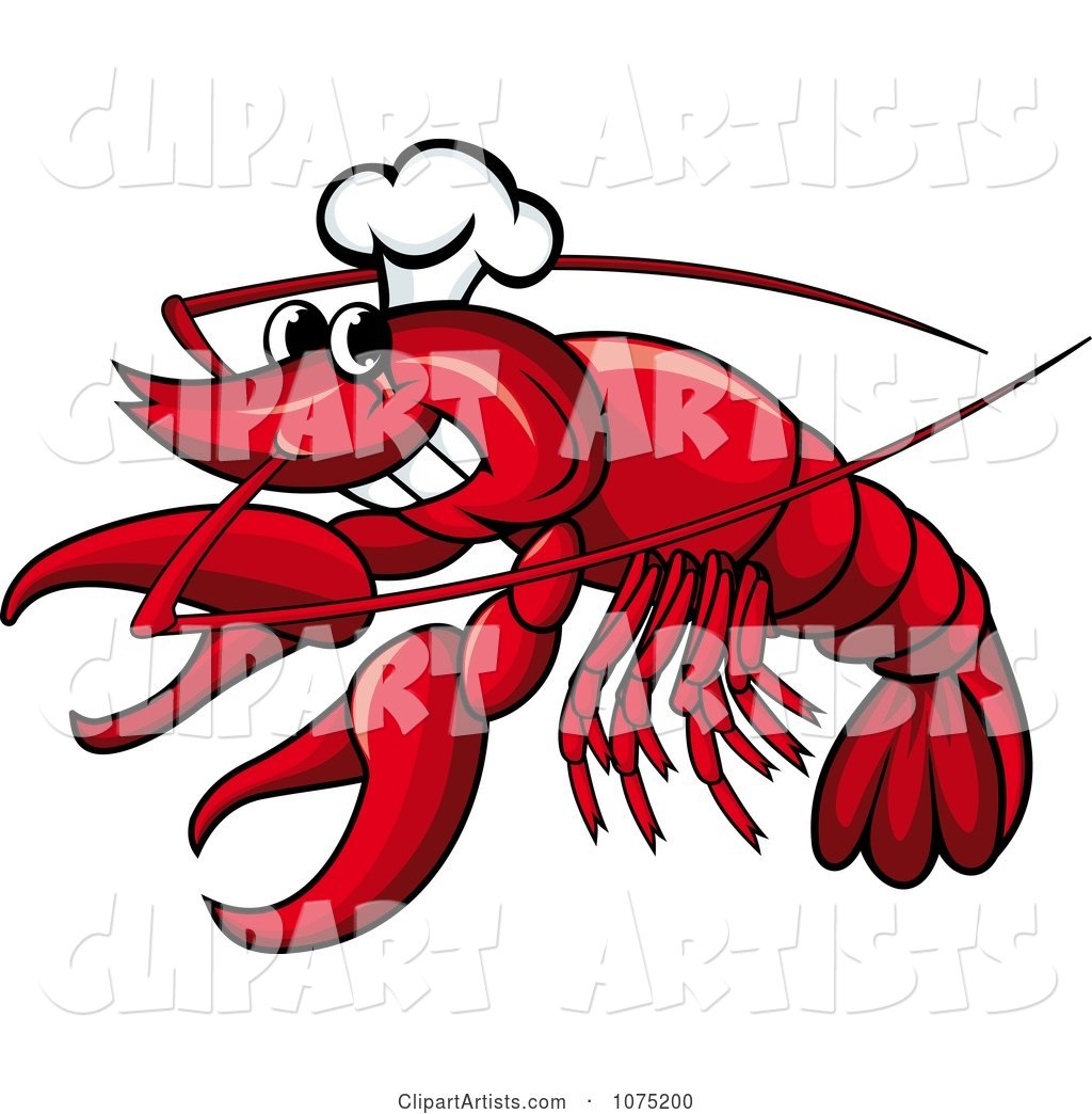 Seafood Lobster Chef Logo