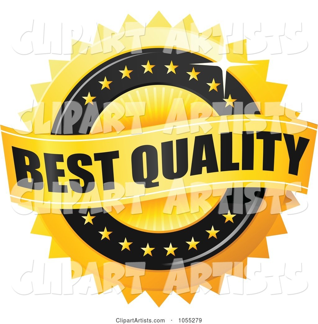 Shiny Golden Best Quality Guarantee Seal