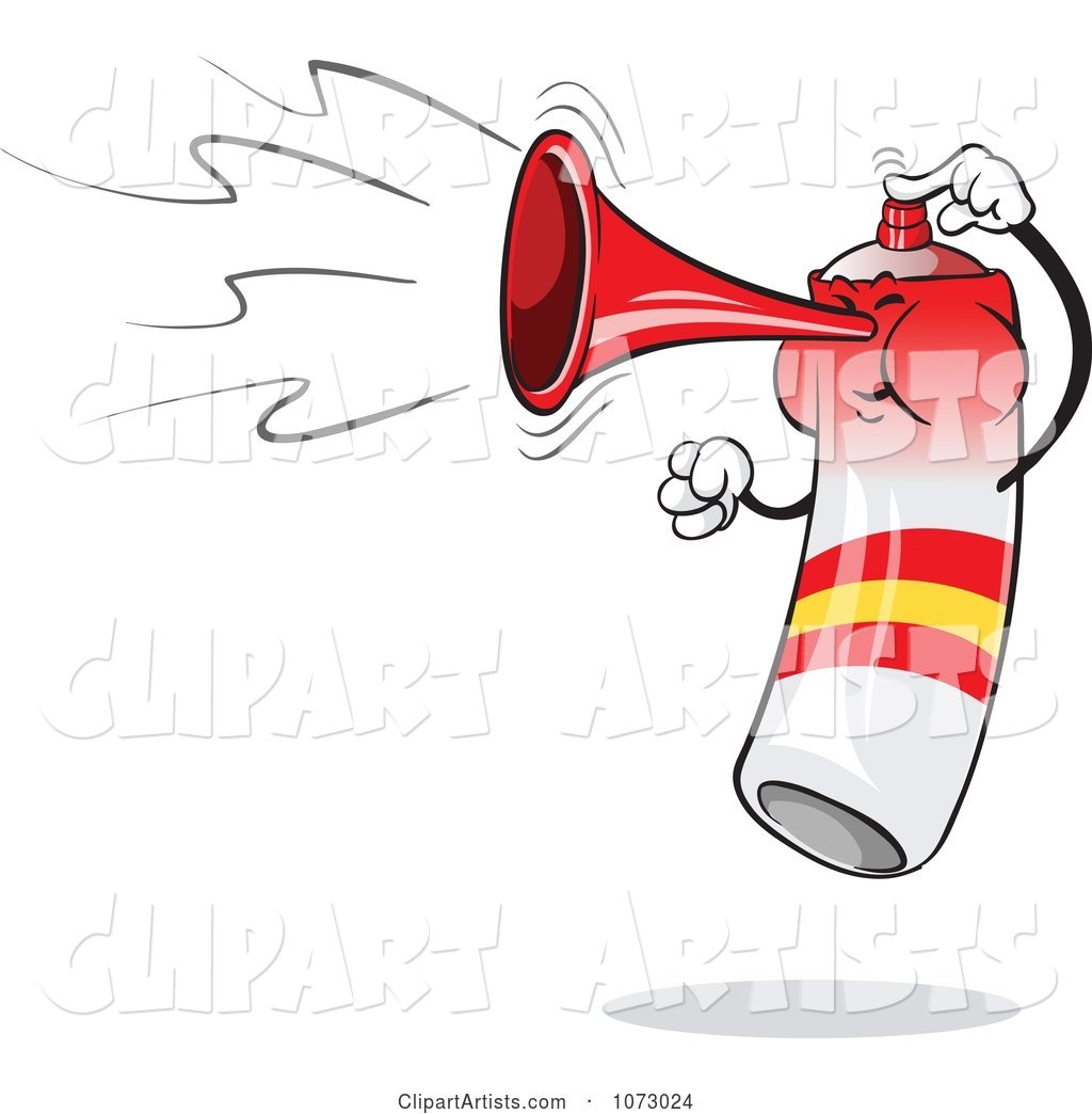 Spain Air Horn Blowing and Jumping