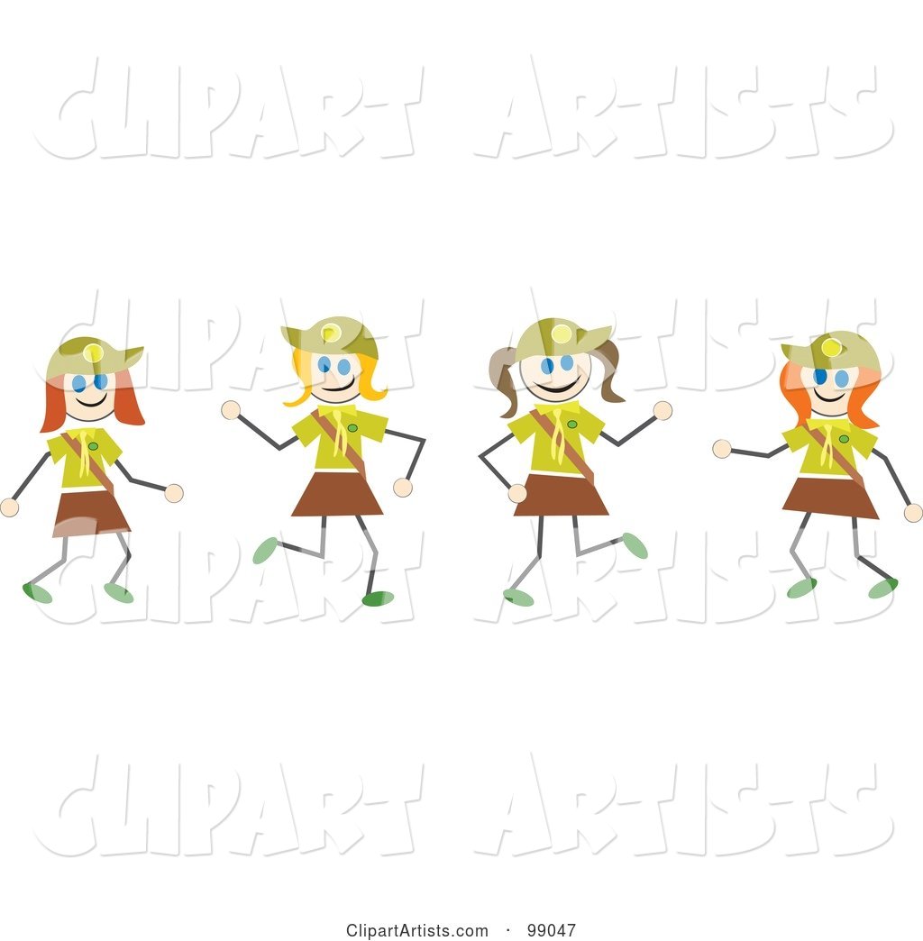 Stick Girl Scouts