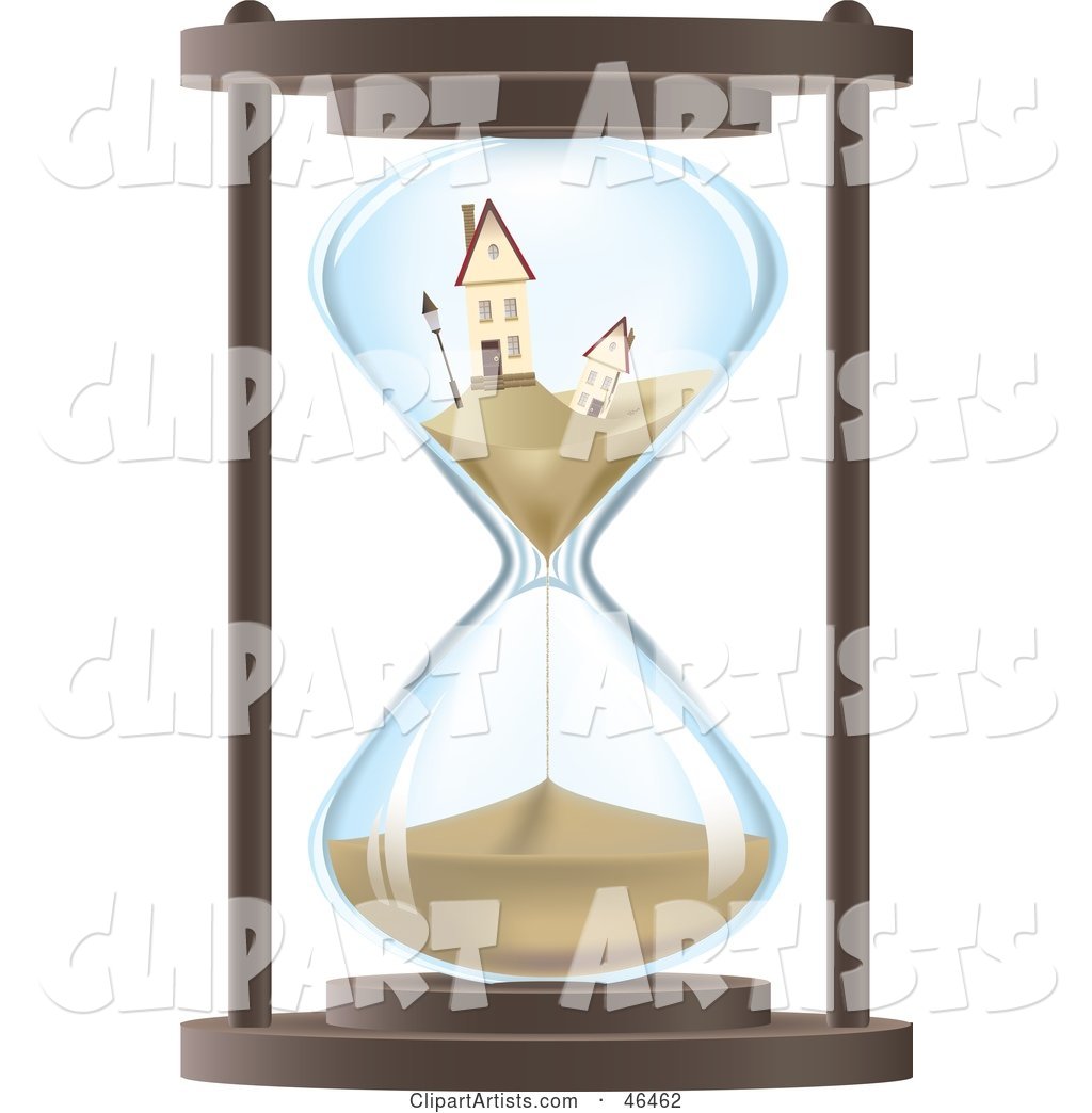 Two Sinking Homes in an Hourglass