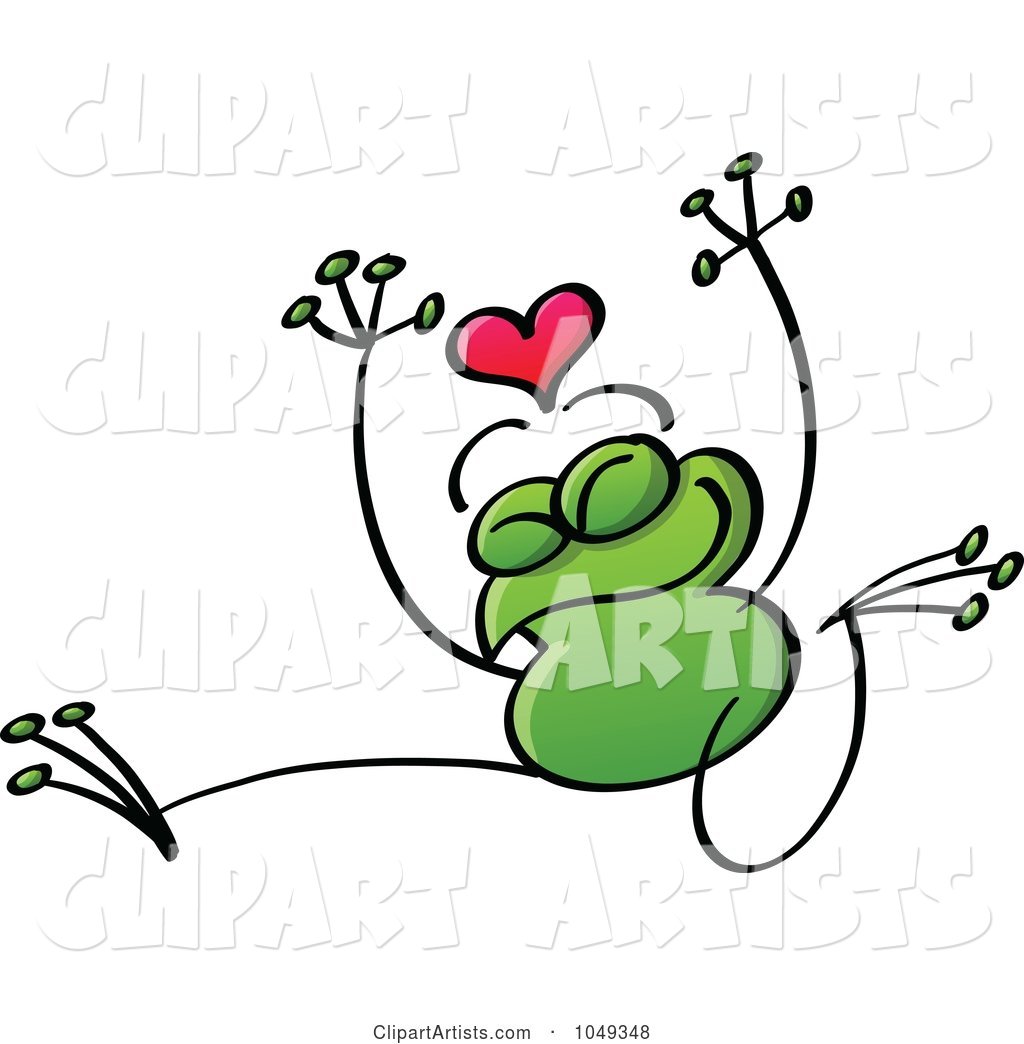 Valentine Frog in Love - 4
