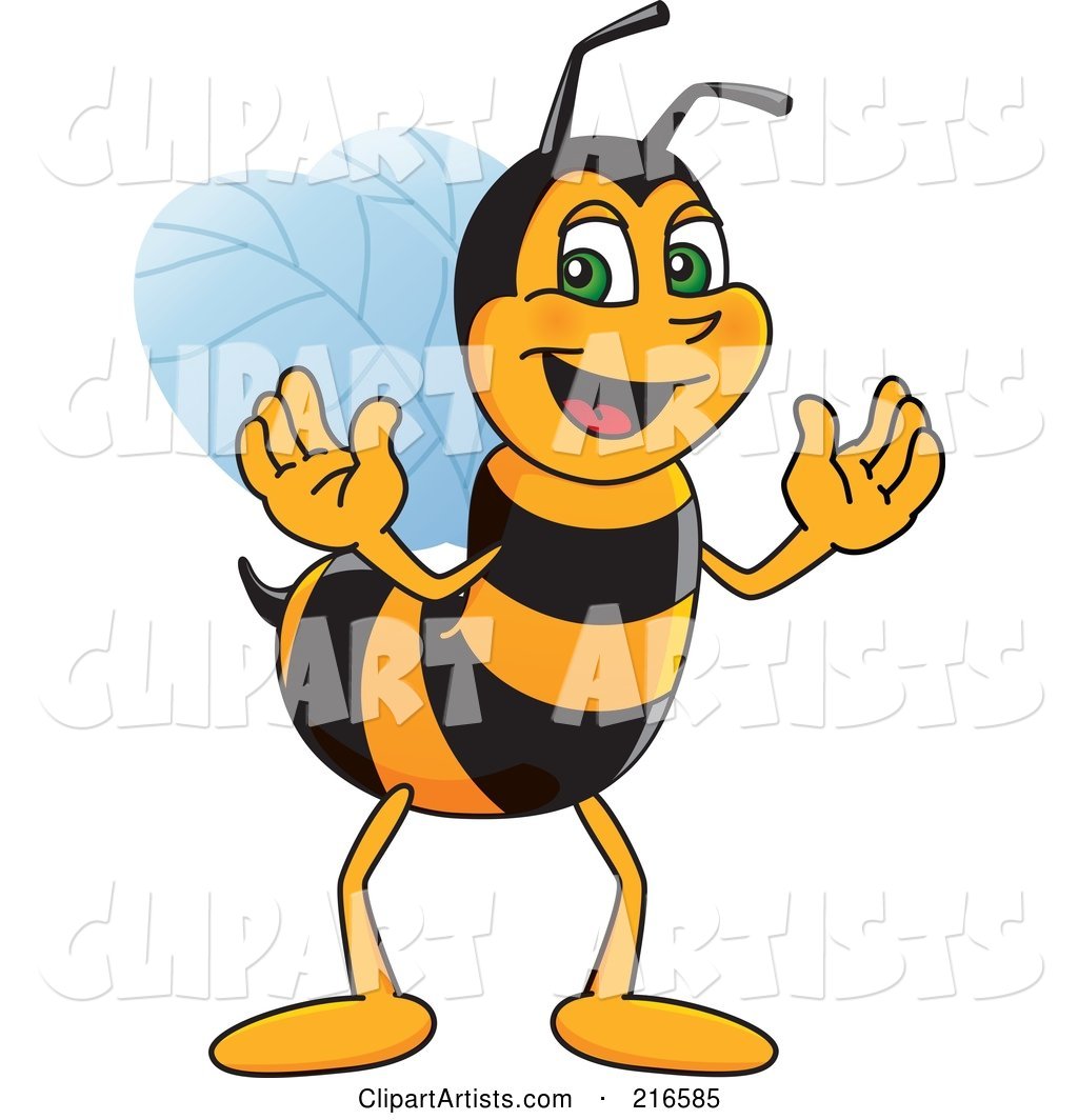 Worker Bee Character Mascot