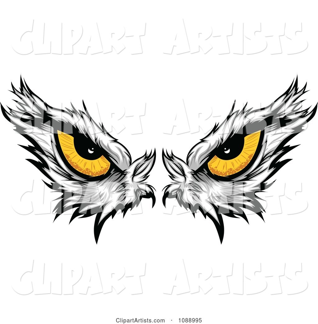Yellow Bald Eagle Eyes
