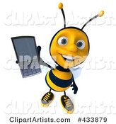 Bee Holding out a Cell Phone