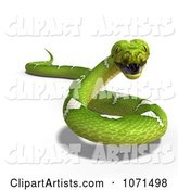 Green Python Snake 1