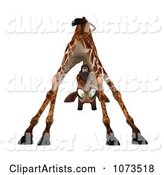 Scared African Giraffe 5