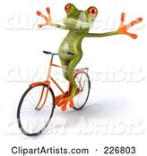 Springer Frog Riding a Bicycle - 4