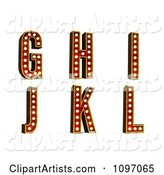 Theatre Light Alphabet Set G Through L