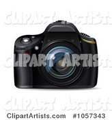 Black Digital Reflex Camera