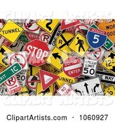 Background of Traffic Signs - 1