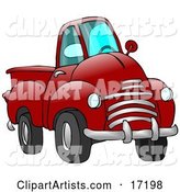 Big Red Pickup Truck