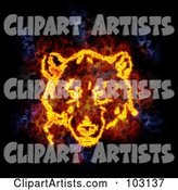 Blazing Bear Face Symbol