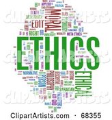 Ethics Word Collage - Version 1
