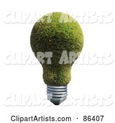 Grassy Electric Light Bulb