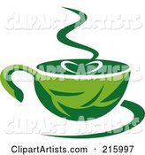 Green Organic Coffee Cup