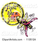 Lightning Bug and Fight like a Girl Breast Cancer Circle.